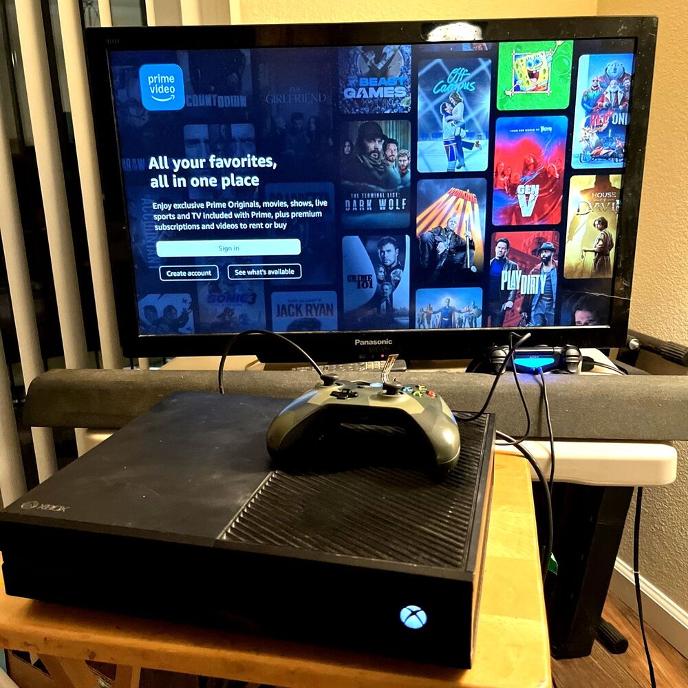 Microsoft Xbox One 1540 1TB Bundle Controller Cables Video Game Console TESTED